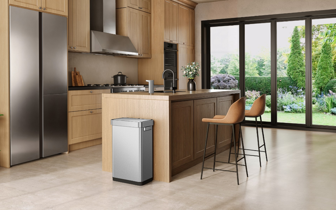 EKO Deluxe Mirage T Sensor Bin Named Best Buy Kitchen Bin by The
