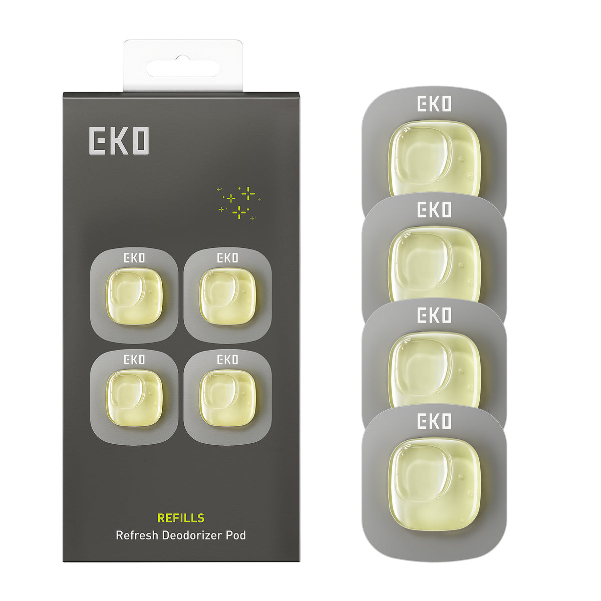 4 Pack Refresh Deodoriser Pods