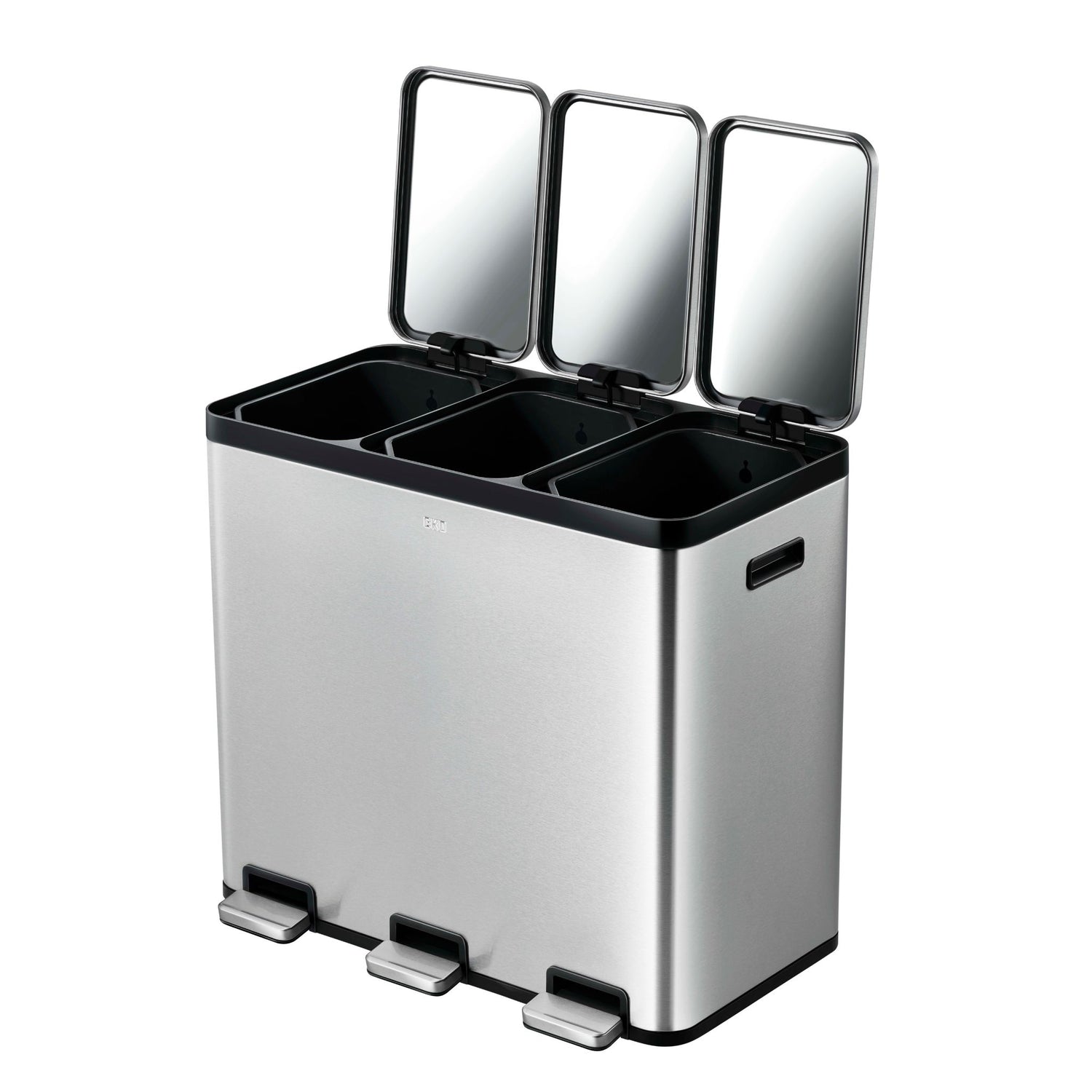 Ecocasa Recycling Pedal Bin 20L+20L+20L