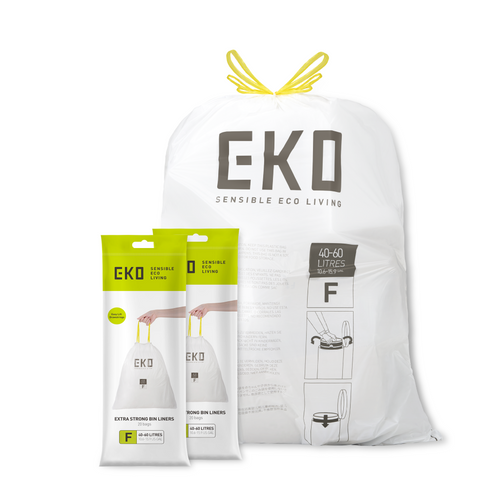 3 Pack of Size F Bin Liners 40L-60L