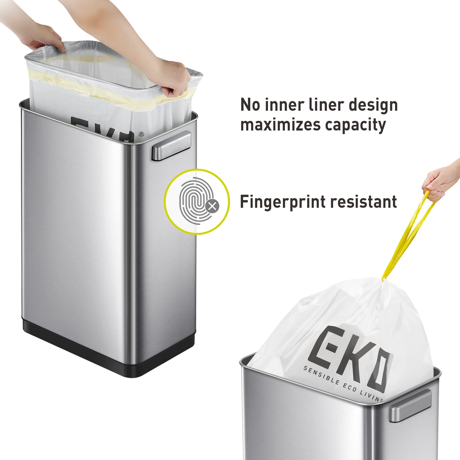 Deluxe Mirage T Sensor Bin 50L