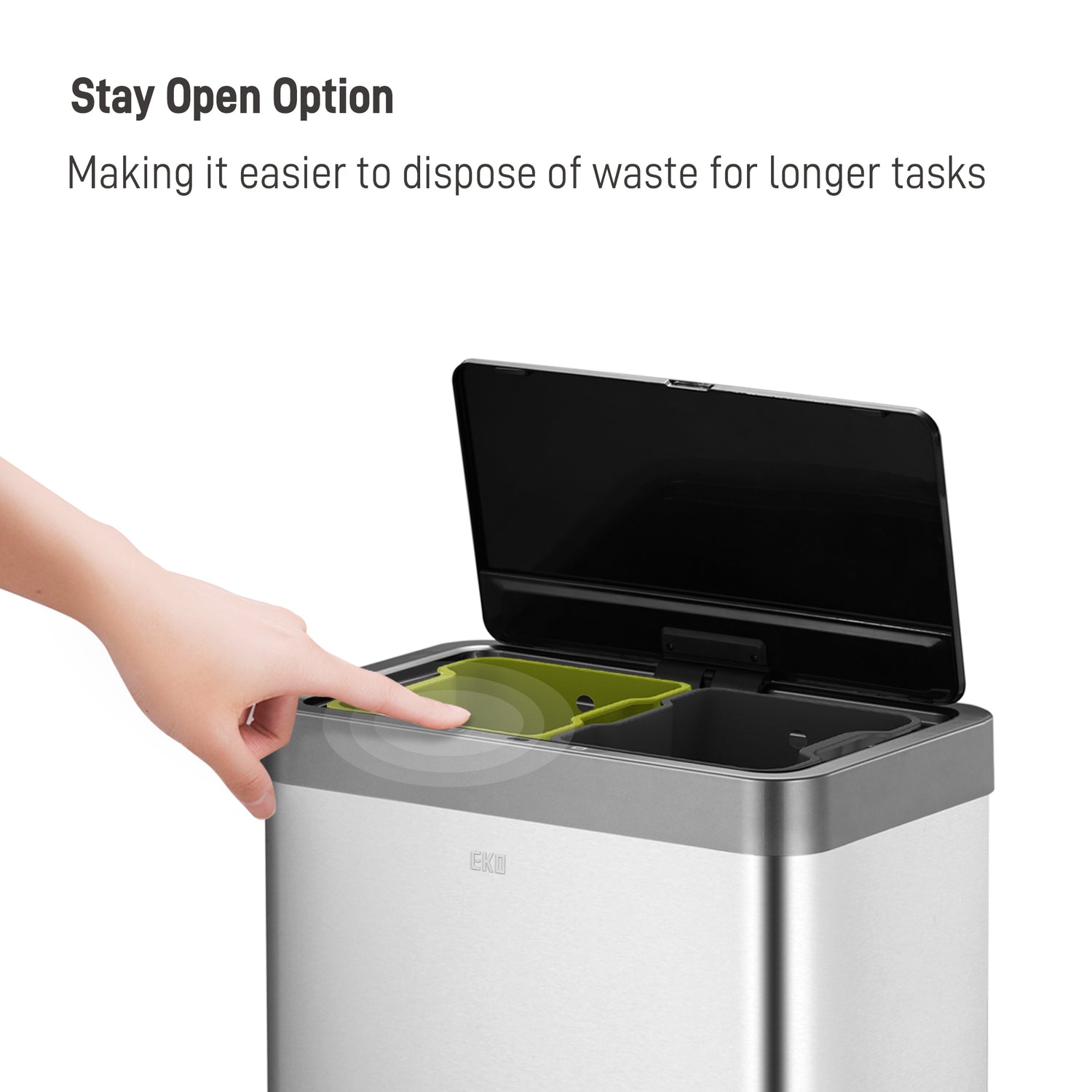 Mirage X Recycling Sensor Bin 20L+20L