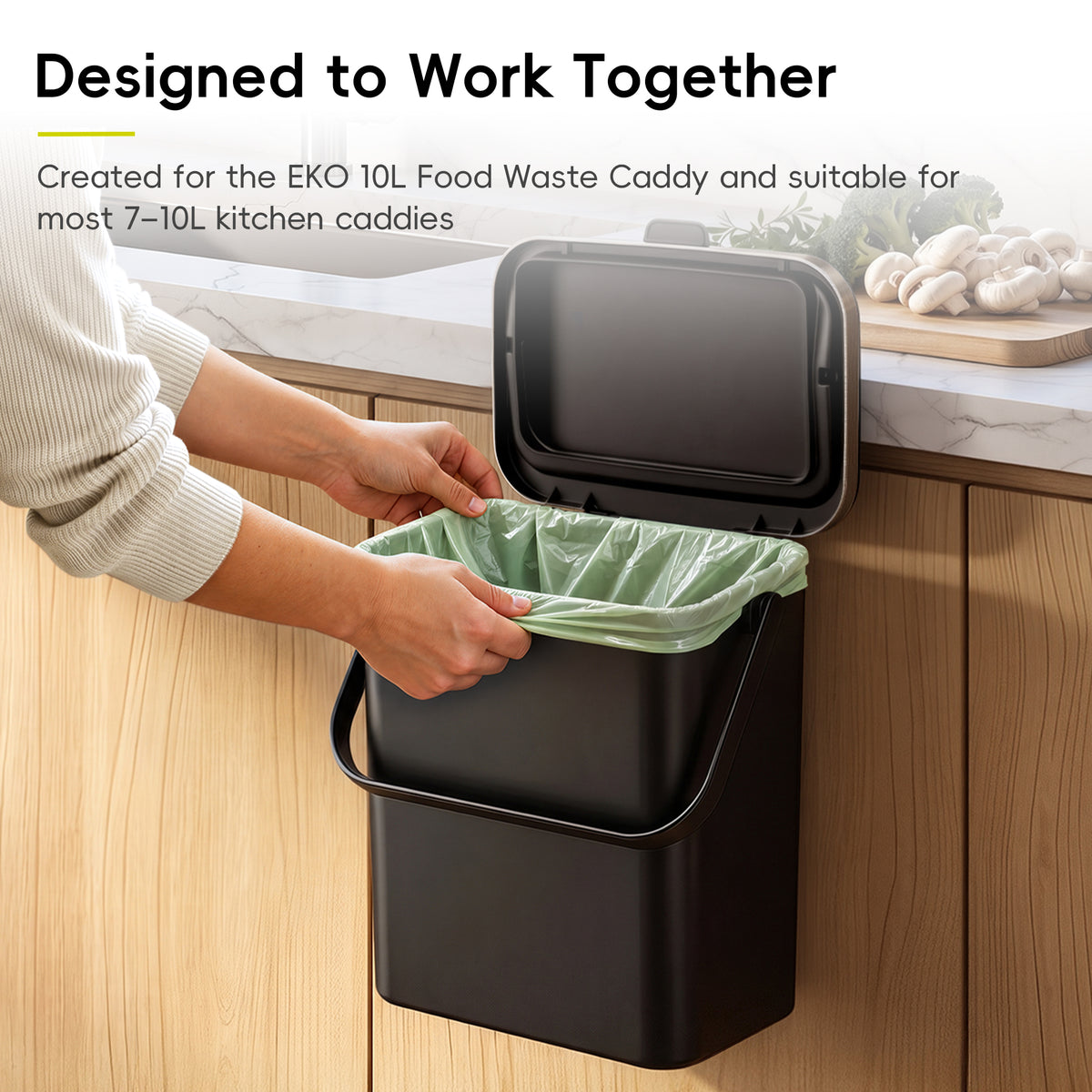 Compostable Bin Liners 7L-10L, 20 Bags