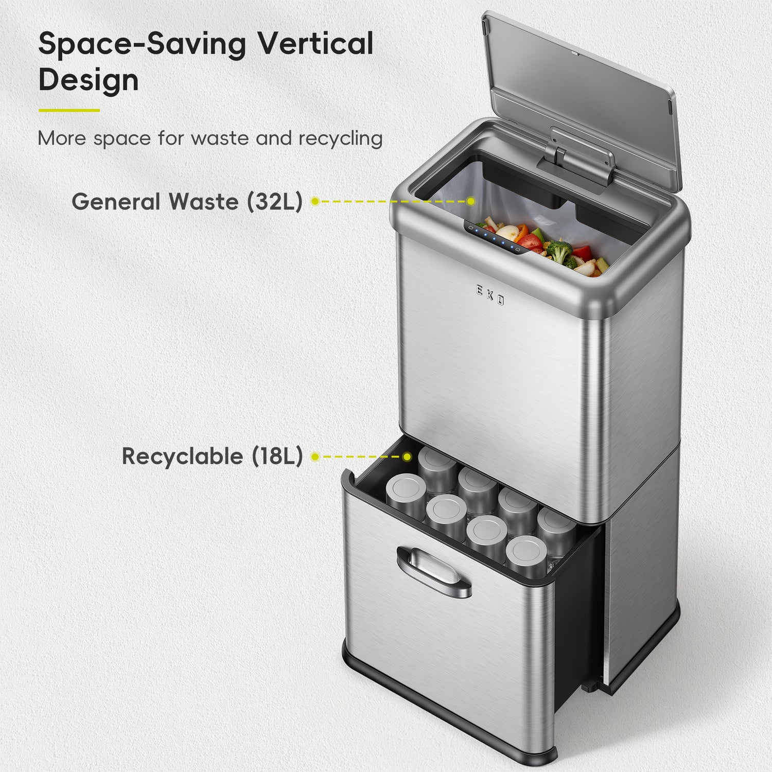 Vintage Sensor Bin 32L+18L