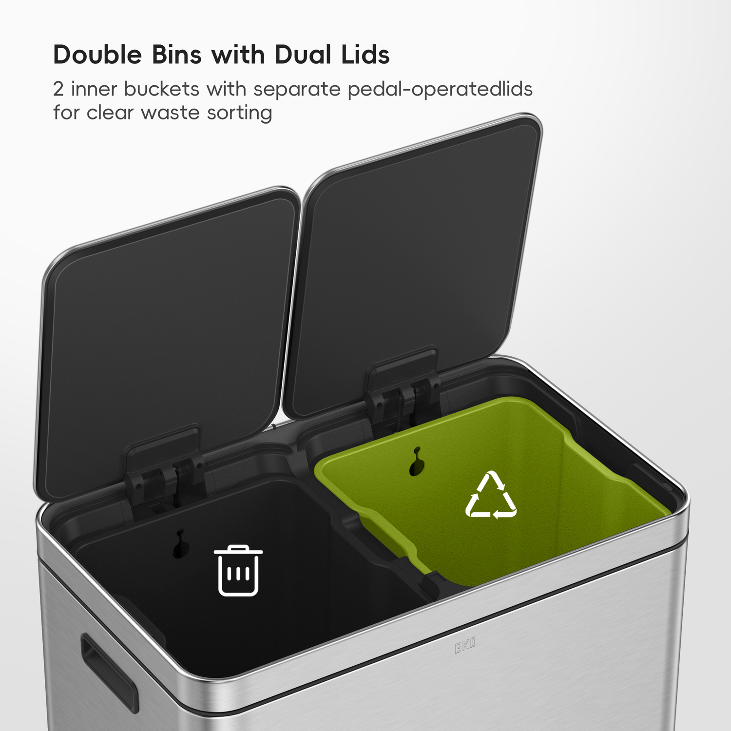 Edison Pedal Bin 30+30L