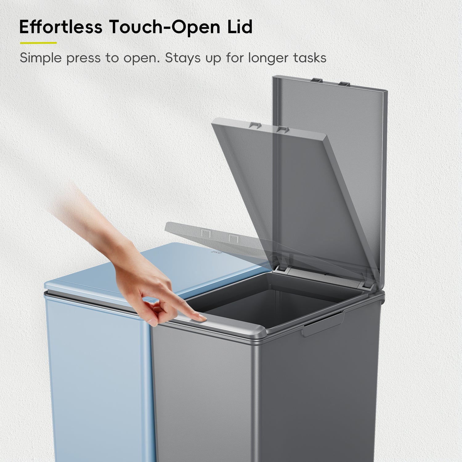 Morandi Touch Bin 30L Twin Pack