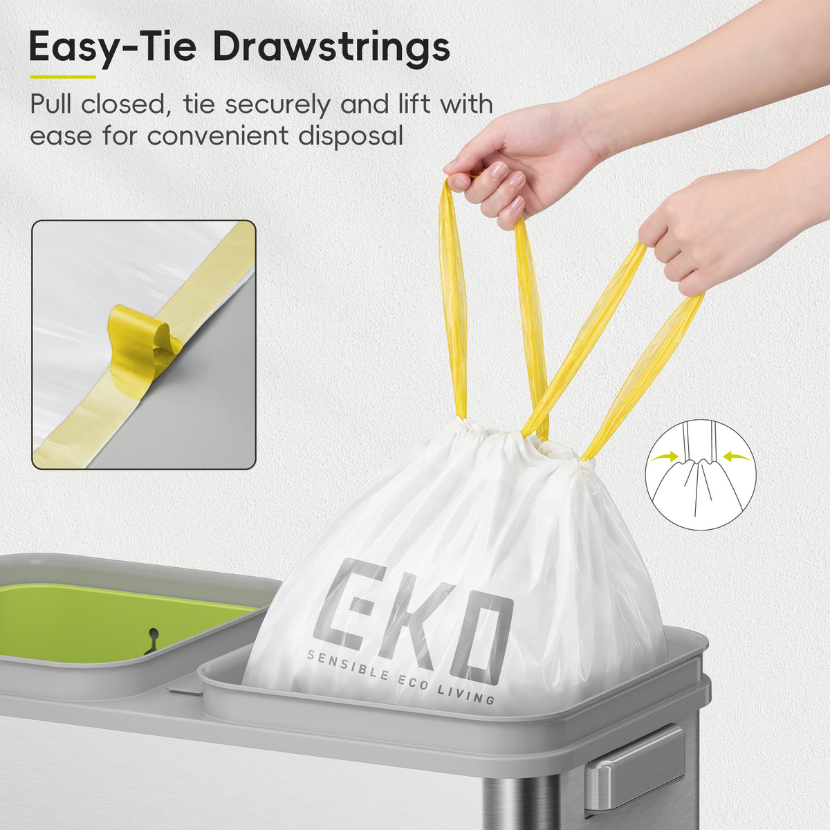 Size N Bin Liners 40L-45L, 20 bags