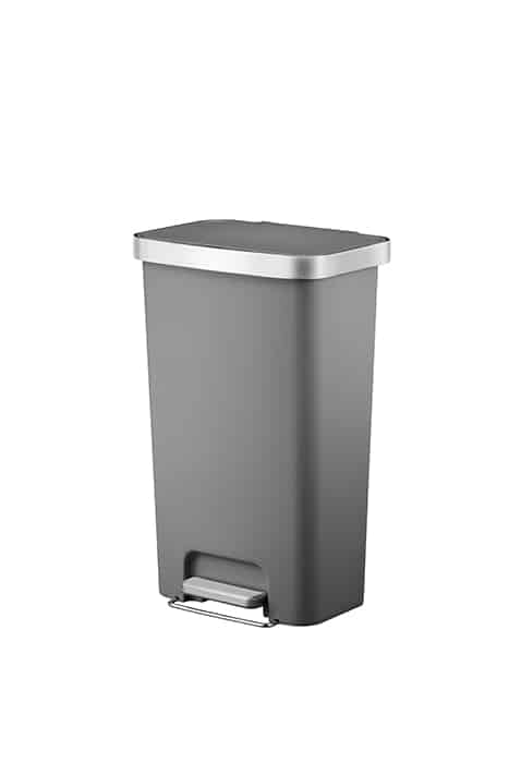 Grey Eko Hana pedal bin, 45L capacity