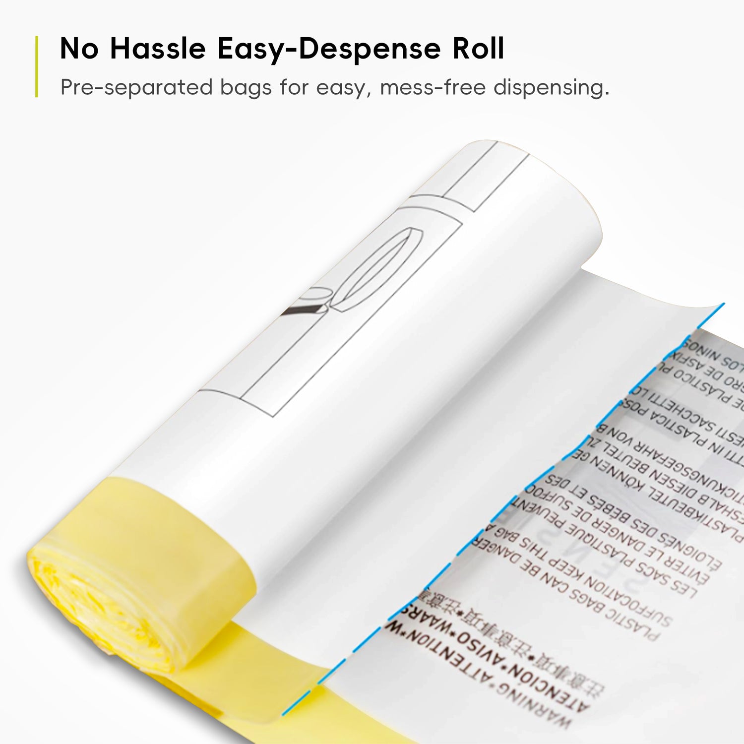 3 Pack of Size F-1 Bin Liners 18L-30L