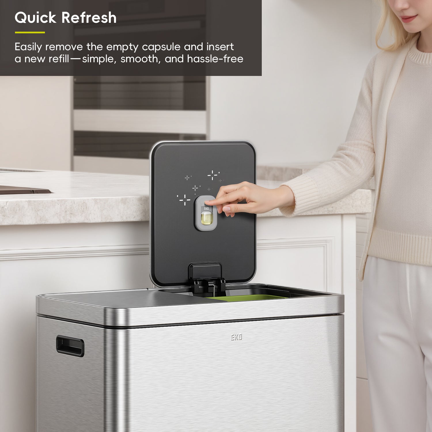 4 Pack of Refresh Deodoriser Pods