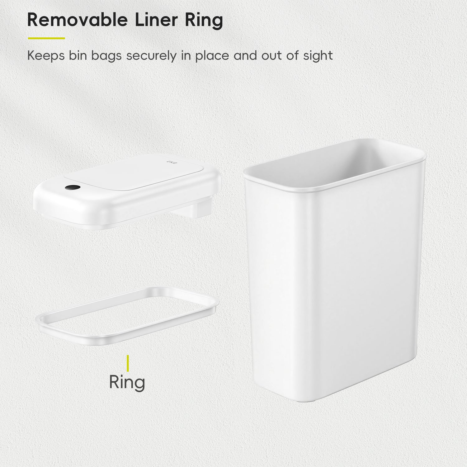 Morandi Slim Sensor Bin 10L