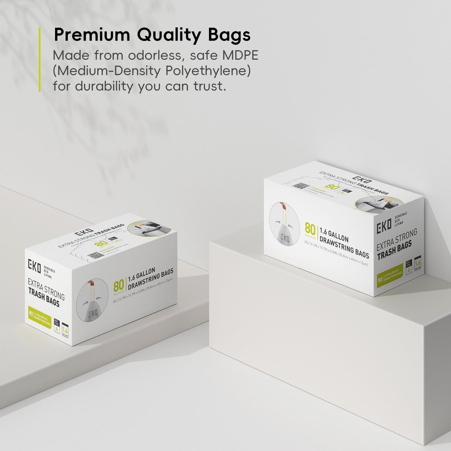 Box of Size A Bin Liners 3L-6L
