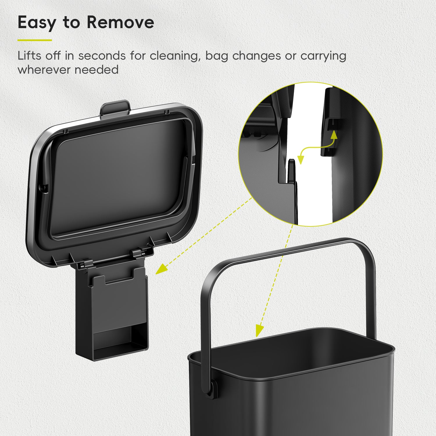 Puro Plus Food Waste Caddy 10L