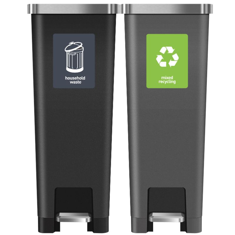 Hana Recycling Pedal Bin 45L