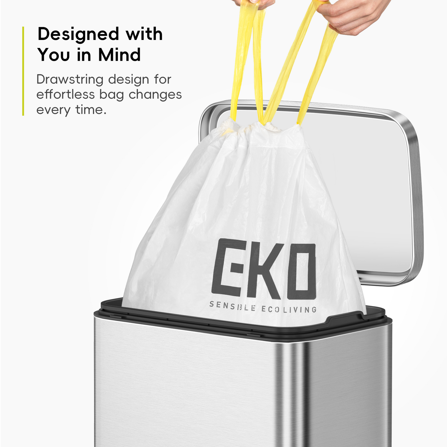 3 Pack of Size D Bin Liners 18L-21L