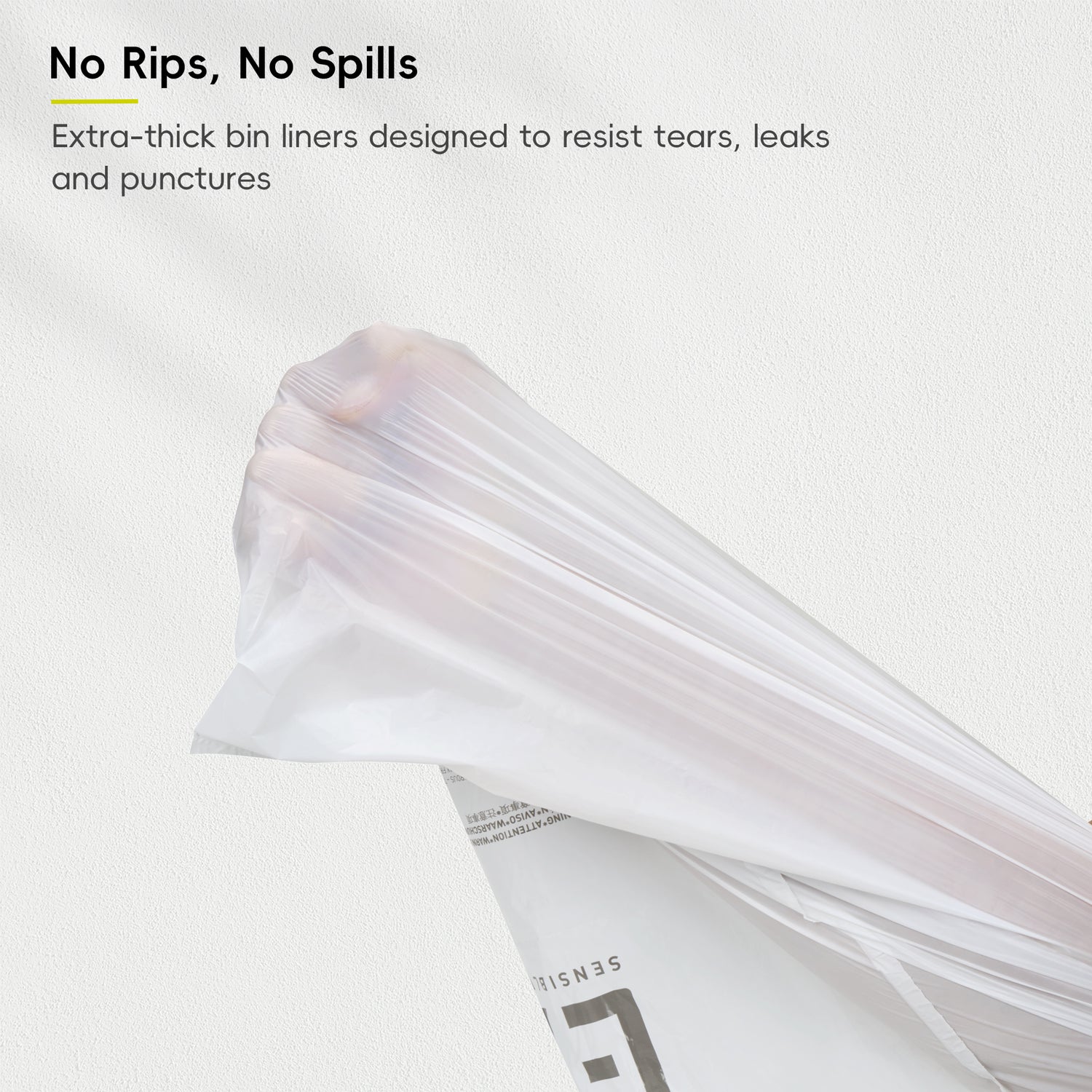 Size K Bin Liners 30L-35L, 12 bags