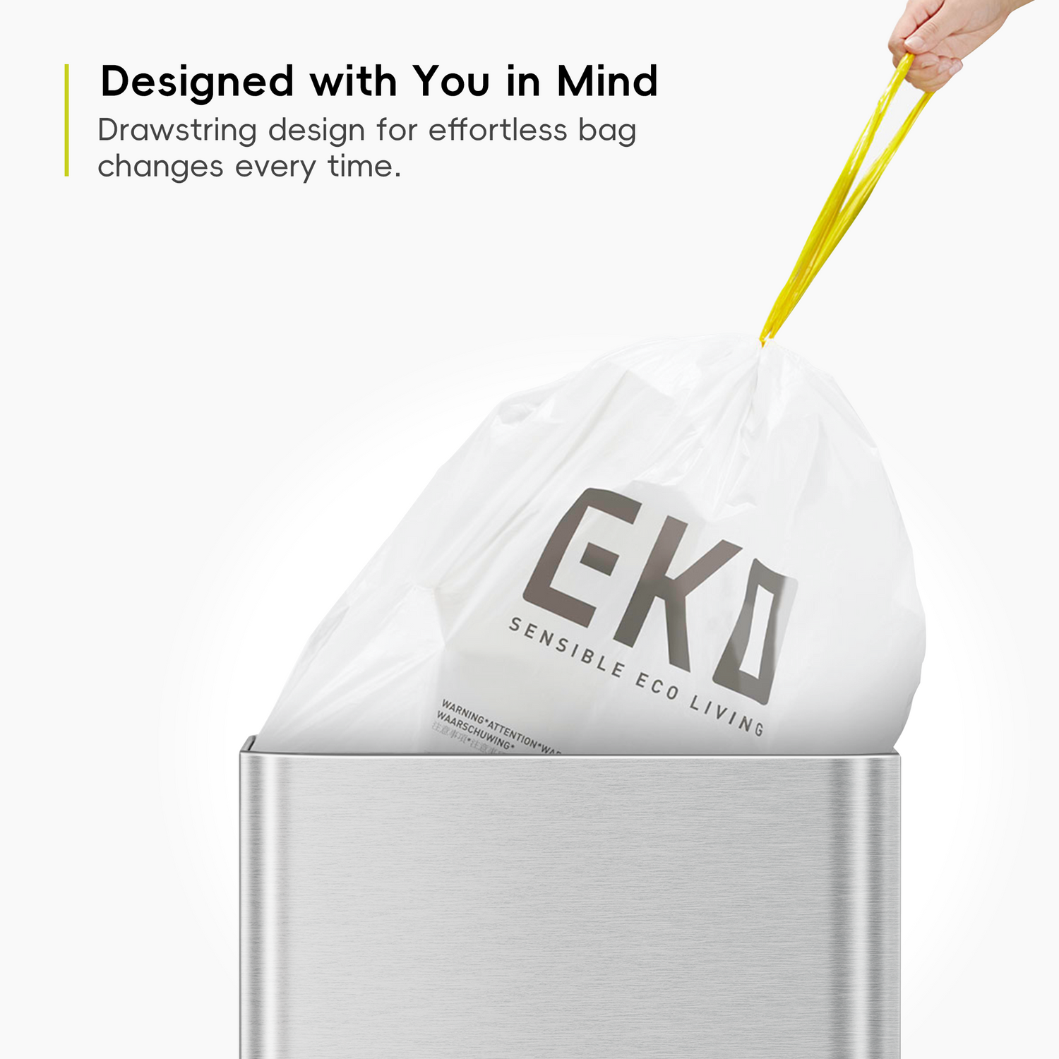 Size F Bin Liners 40L-60L, 12 bags