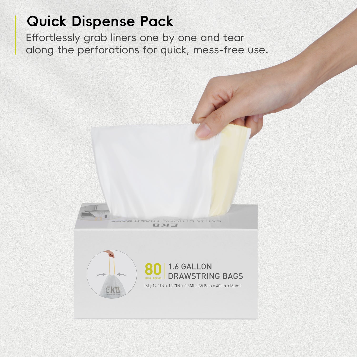 Box of Size A Bin Liners 3L-6L