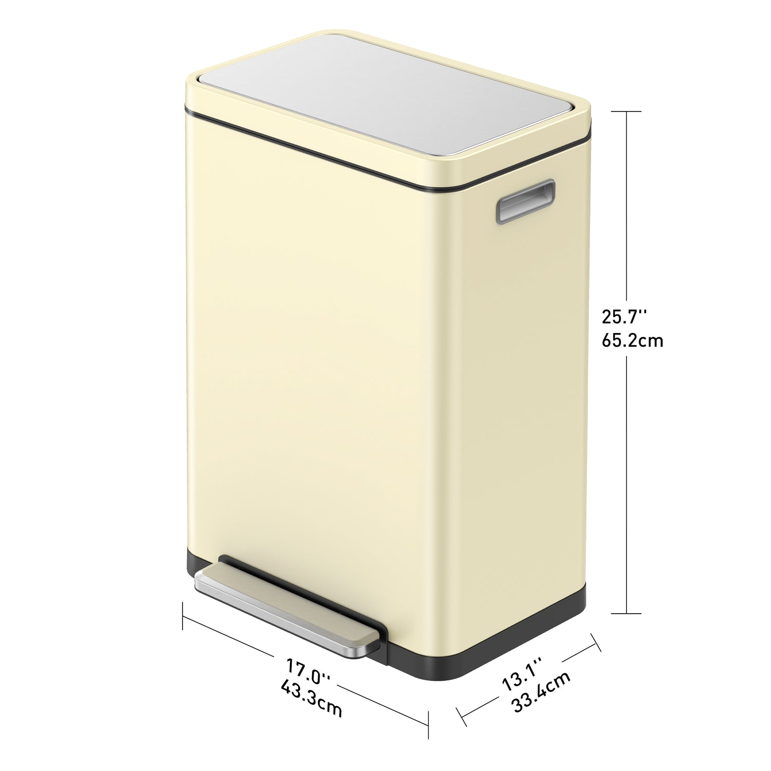 X Cube Recycling Pedal Bin 20L+20L