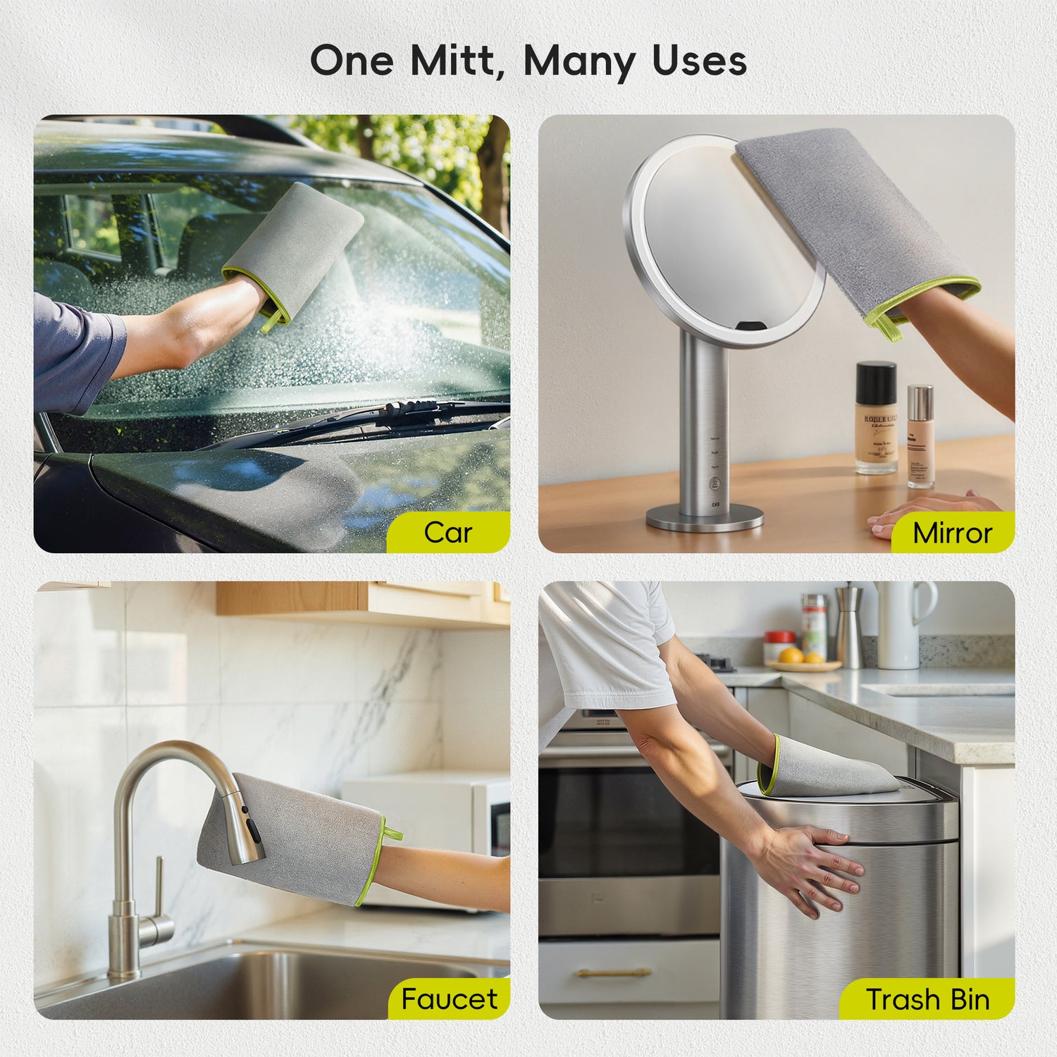 Microfibre Cleaning Mitt