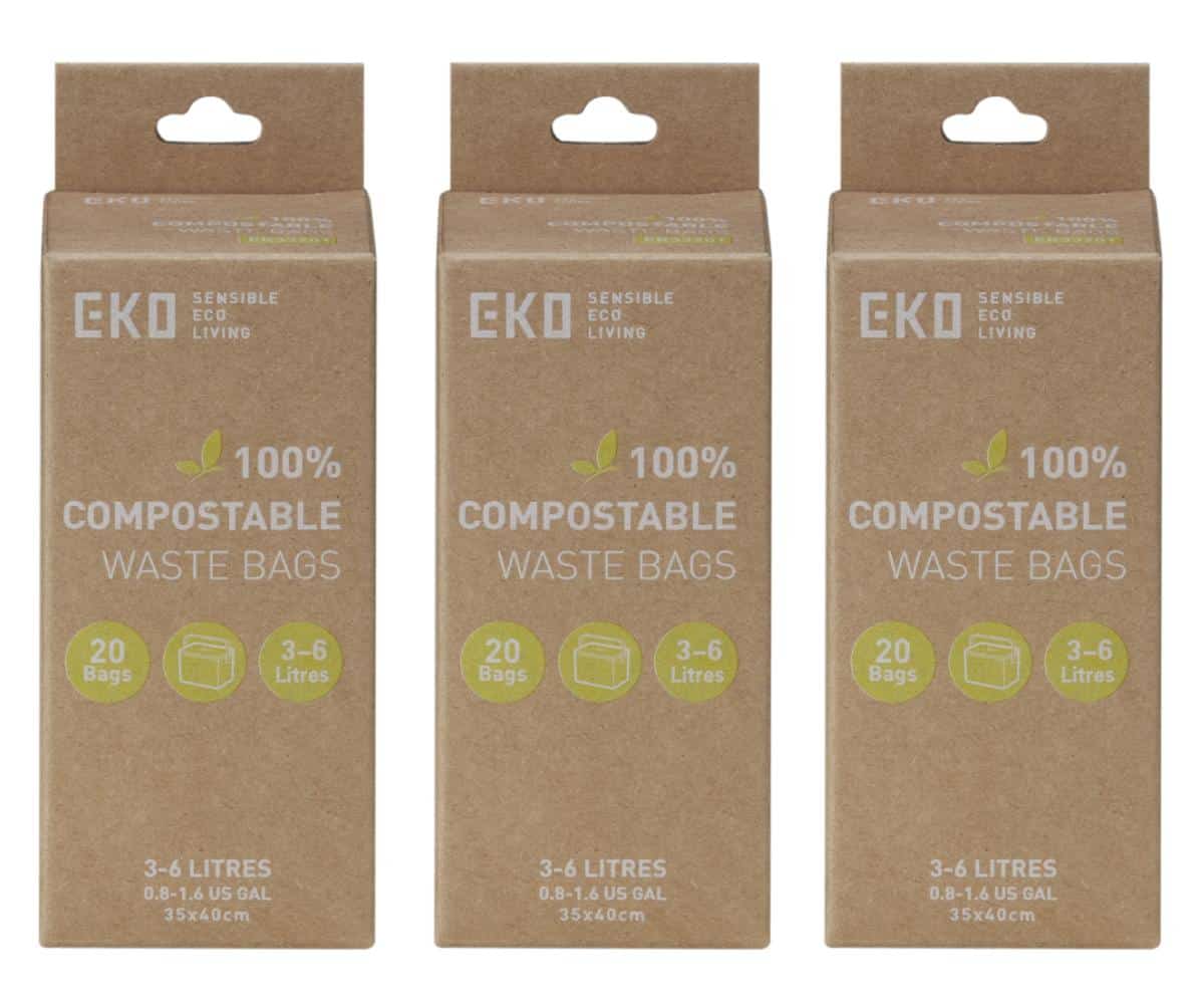 Bundle of Compostable Bin Liners 3L-6L