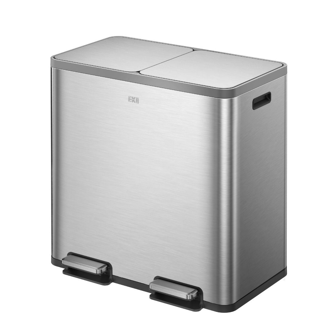 Ecocasa Plus Recycling Pedal Bin 40+40L
