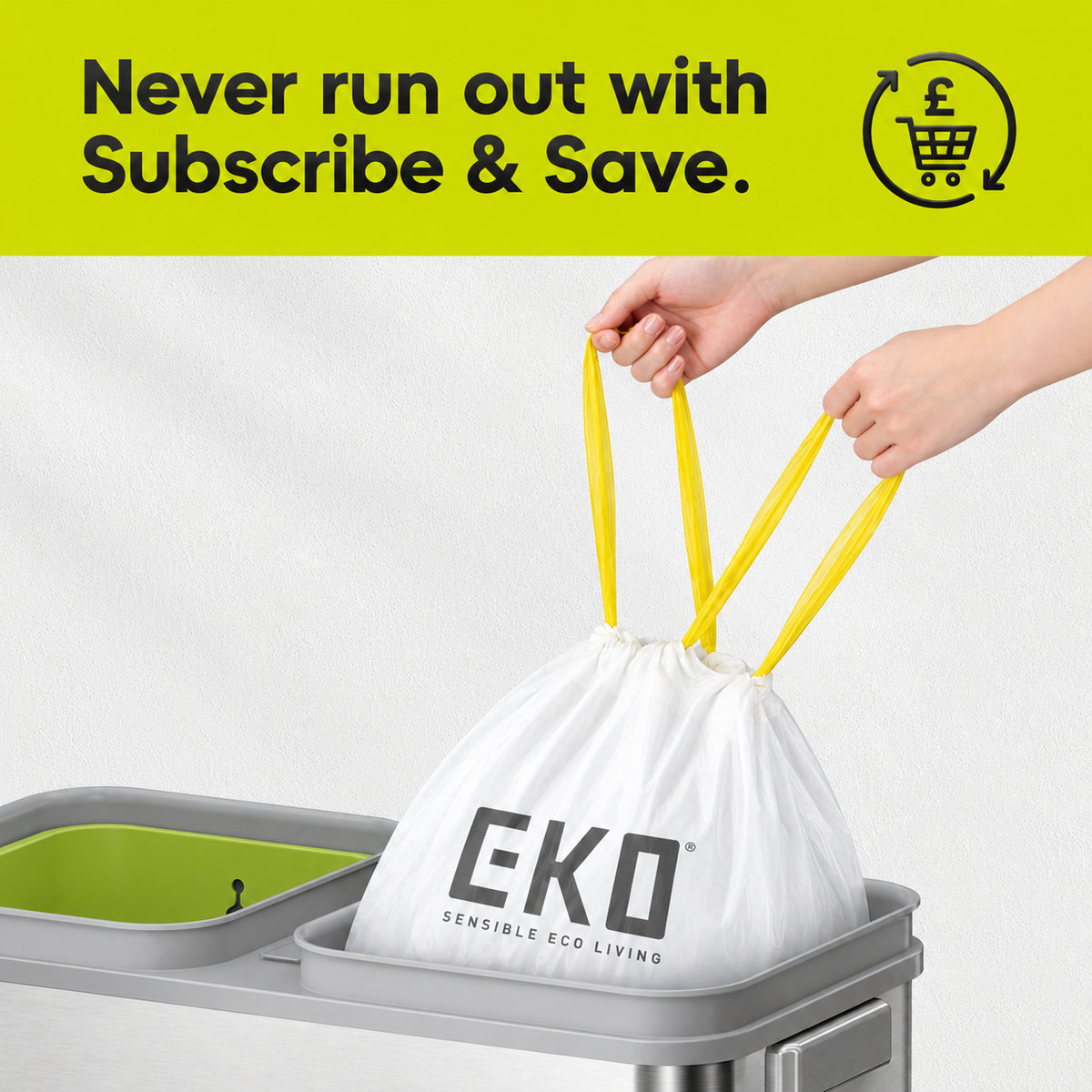 Size N Bin Liners 40L-45L, 20 bags