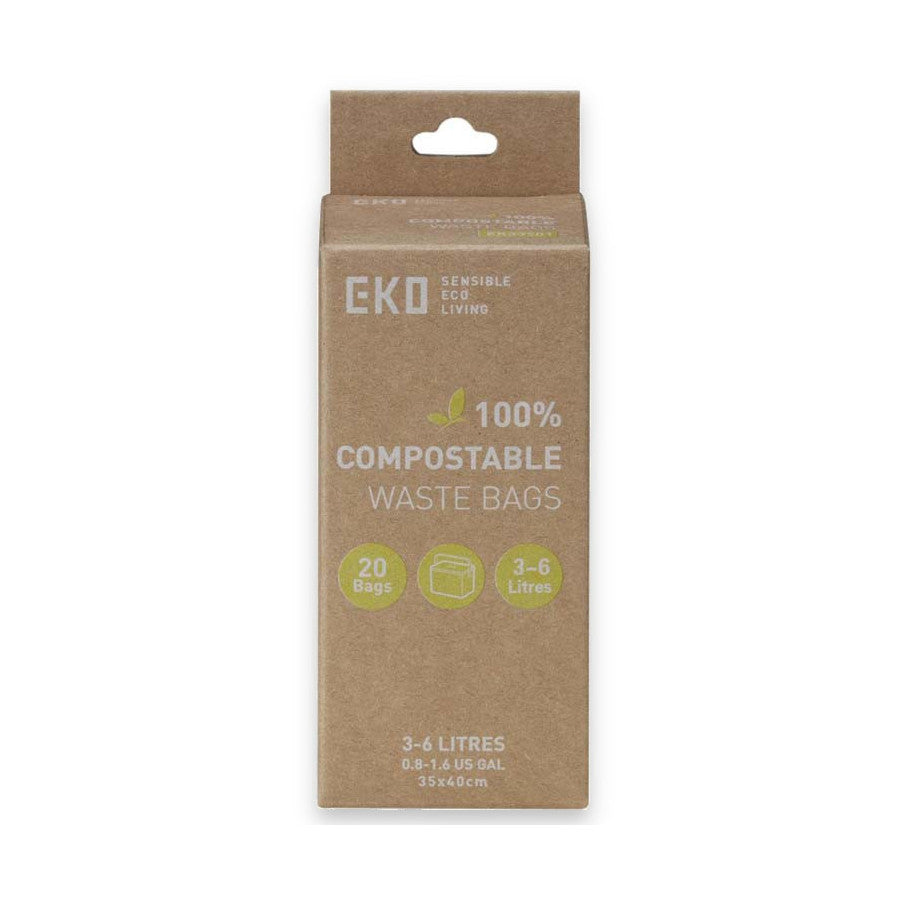 Compostable Bin Liners 3L-6L, 20 Bags