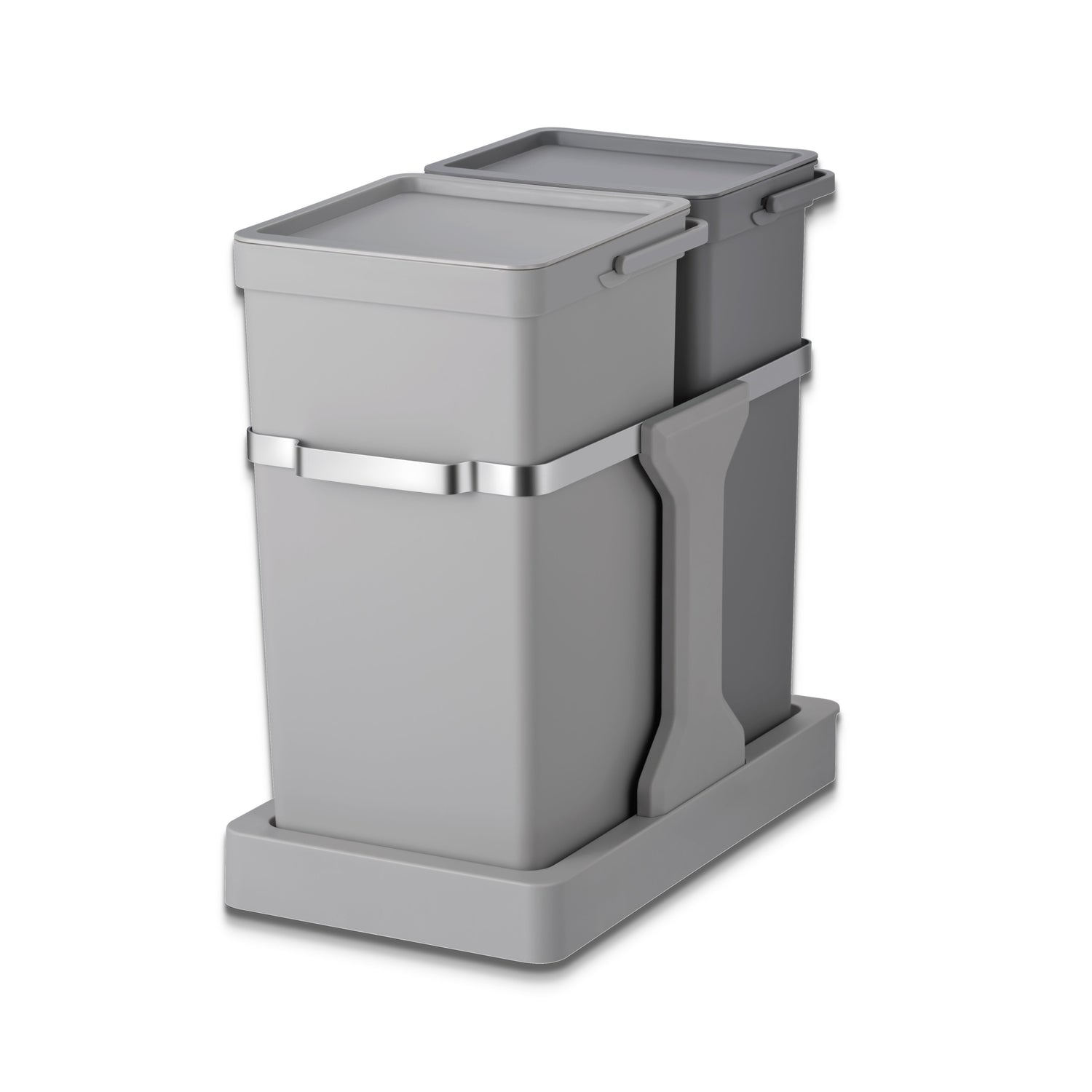 Deco Duo Pull Out Recycling Bin 20L+15L