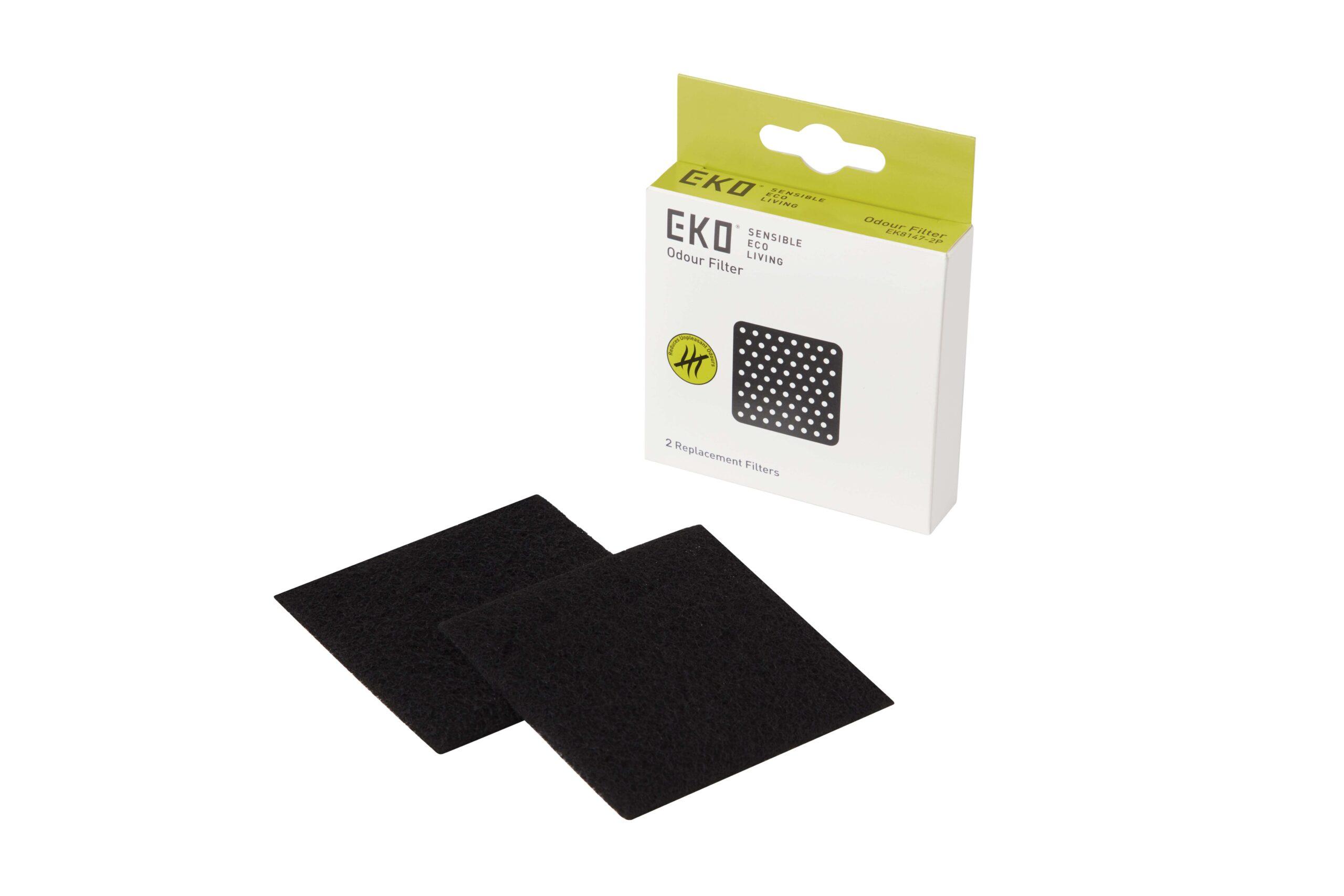 Bin Carbon Odour Filters 4 Filters Compatible with EKO Bin Odour Compartments 
