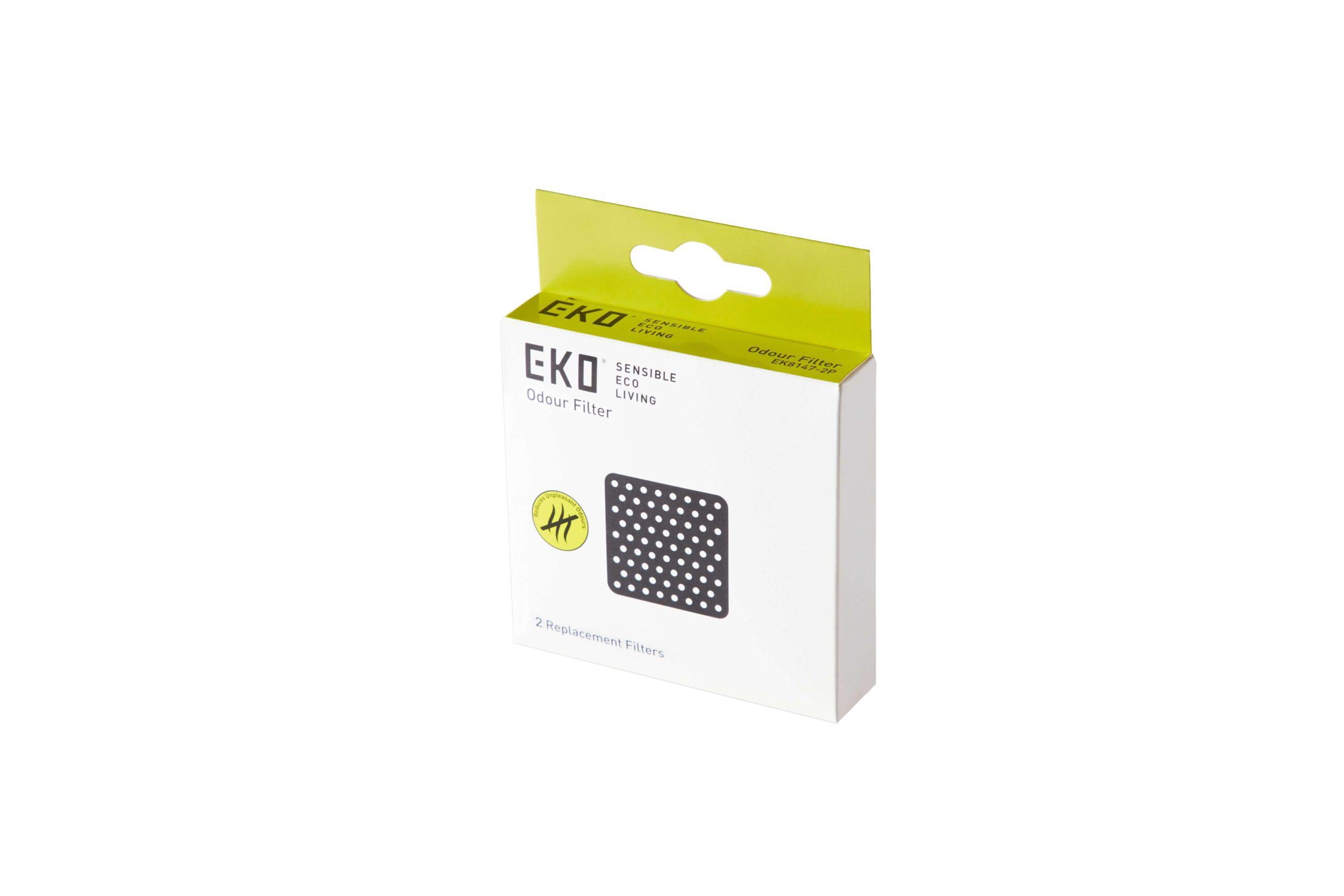 Bin Carbon Odour Filters 4 Filters Compatible with EKO Bin Odour Compartments 