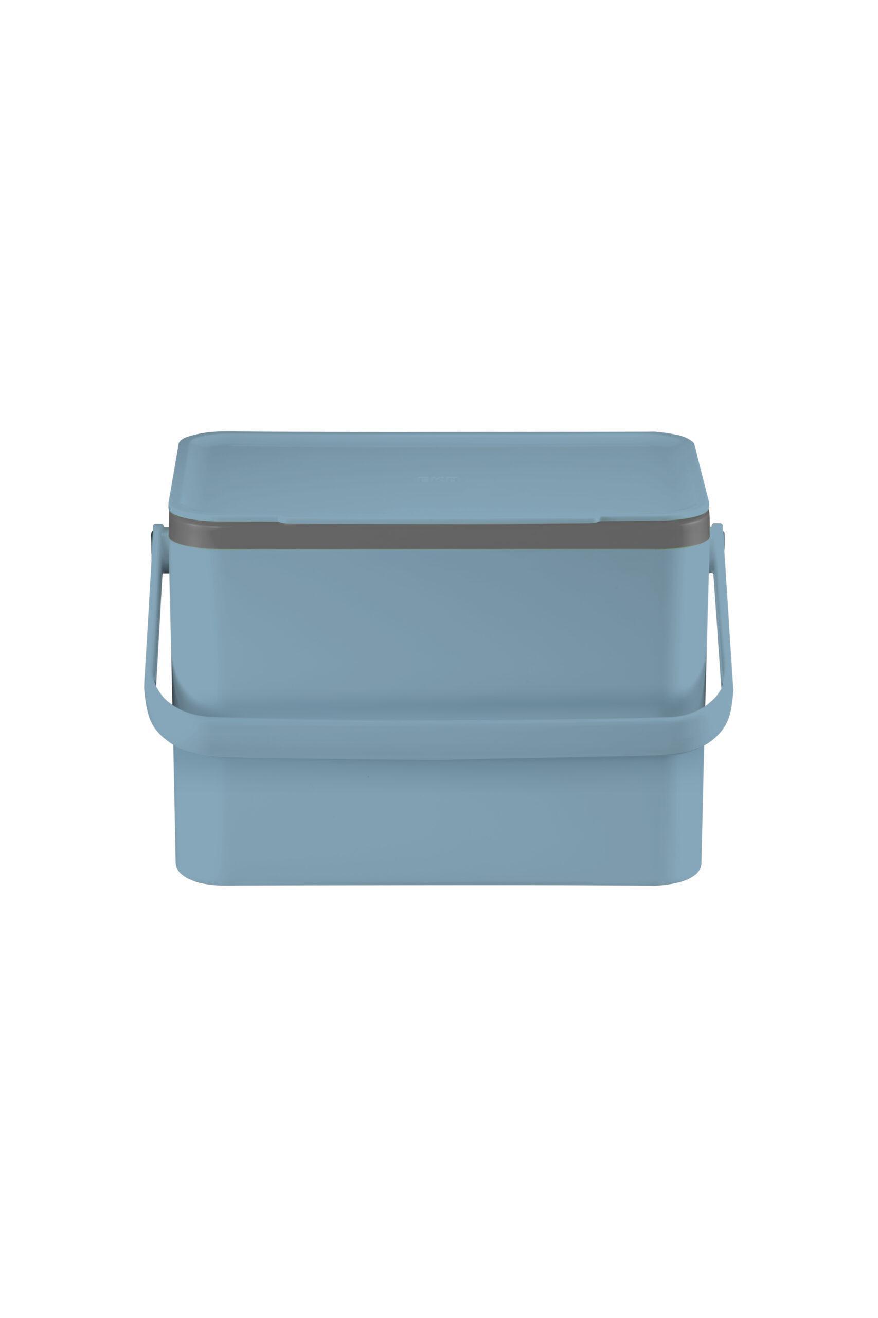 Food Waste Caddy 4L Small Kitchen Bin with Antibacterial Properties EKO Blue 